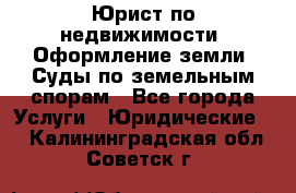 Юрист по недвижимости. Оформление земли. Суды по земельным спорам - Все города Услуги » Юридические   . Калининградская обл.,Советск г.